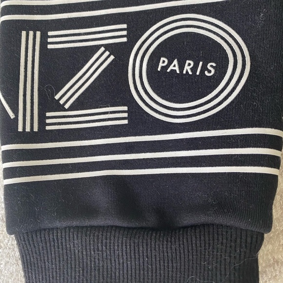 KENZO 🇫🇷 Black Sweatpants/ Joggers. Made in Paris! Boys Size 6 and Size 10 - Picture 4 of 7